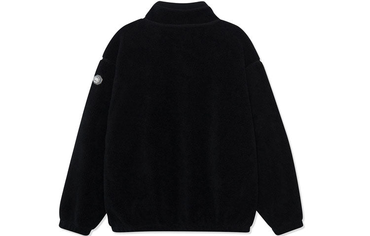 Li-Ning BadFive Logo Polar Fleece Jacket 'Black' AFDR729-4
