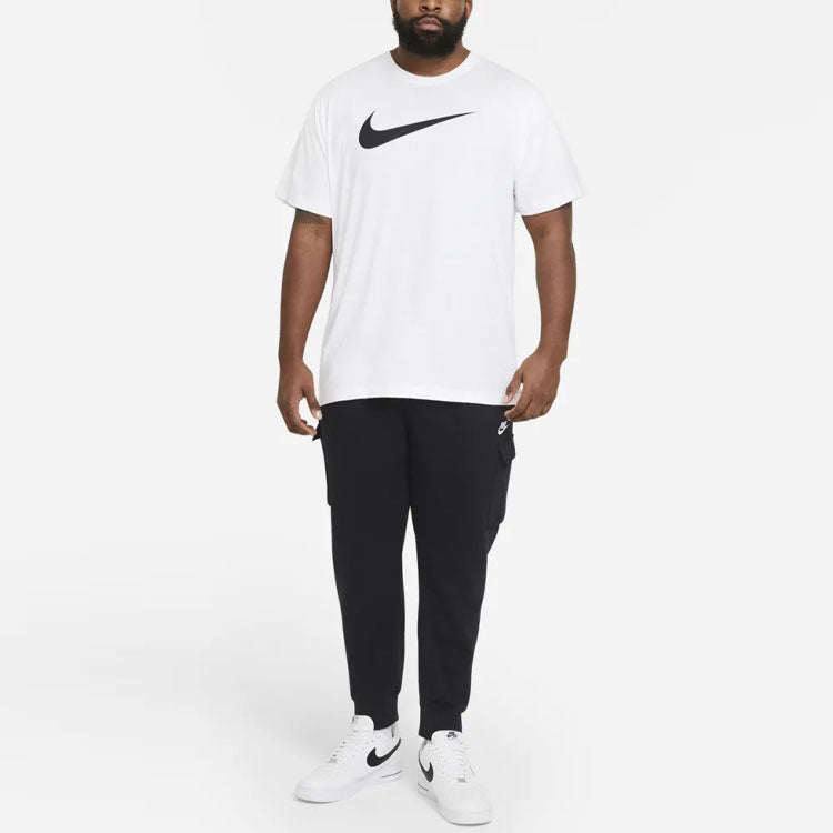 Men's Nike Casual Sports Round Neck Breathable Short Sleeve White T-Shirt DC5094-100