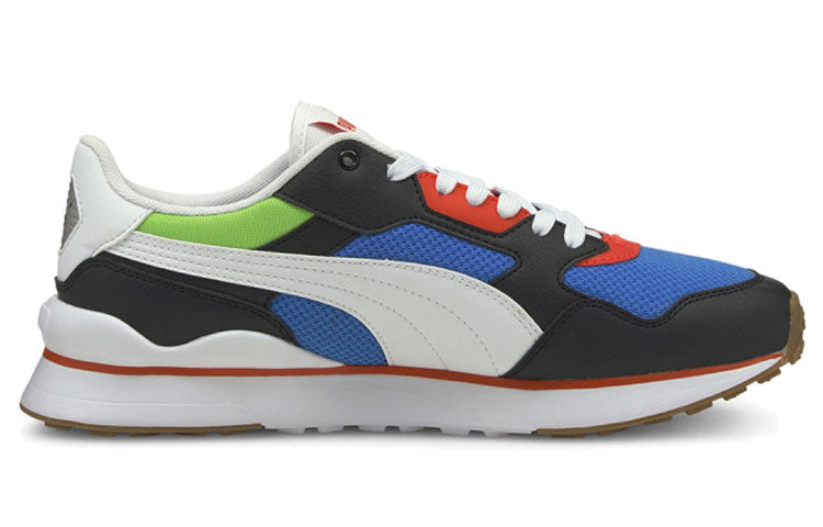 PUMA R78 Futr Low-Top Running Shoes Black/White/Blue 374895-13
