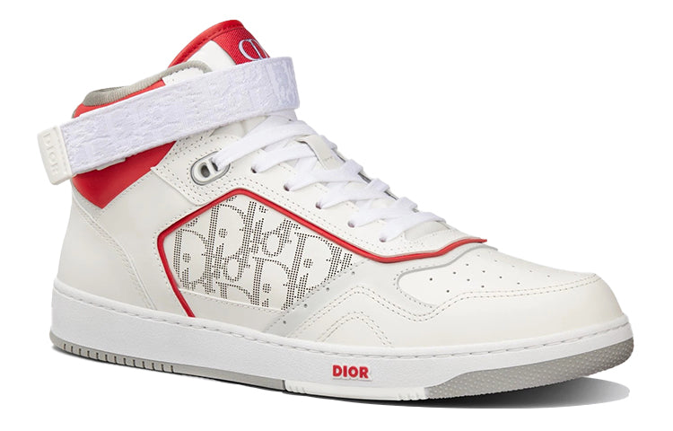DIOR B27 High Sneaker Boots 'White Red' 3SH132ZIJ_H063