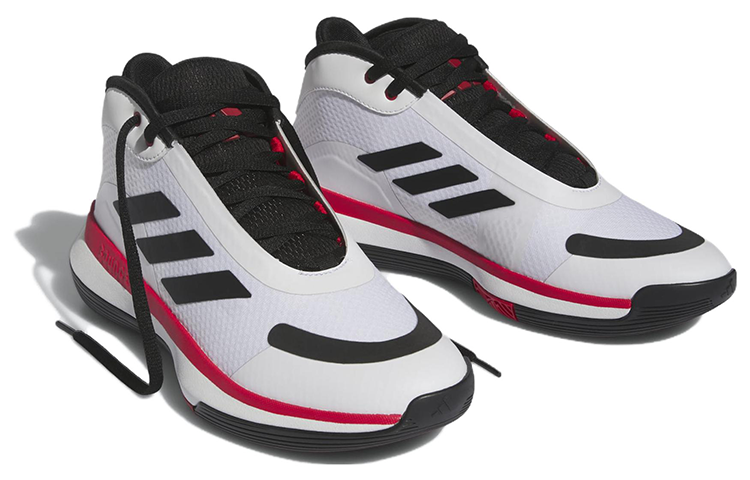 adidas Bounce Legends Shoes 'White Black Scarlet' IE9277