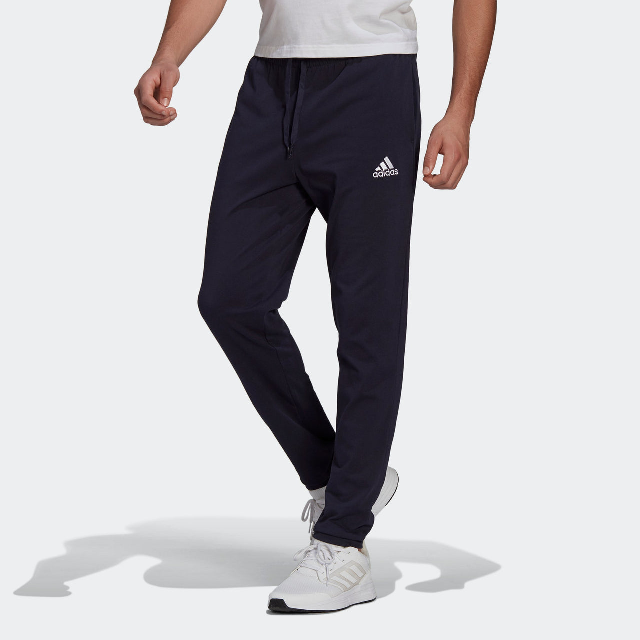adidas M Sl Sj To Pt Casual Sports Drawstring Long Pants Blue GK9224