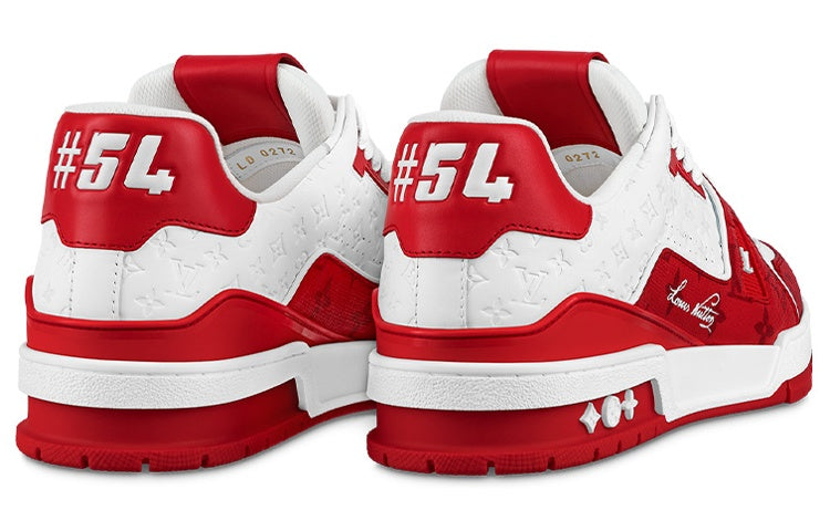 LOUIS VUITTON LV Trainers 'White Red' 1AANFH