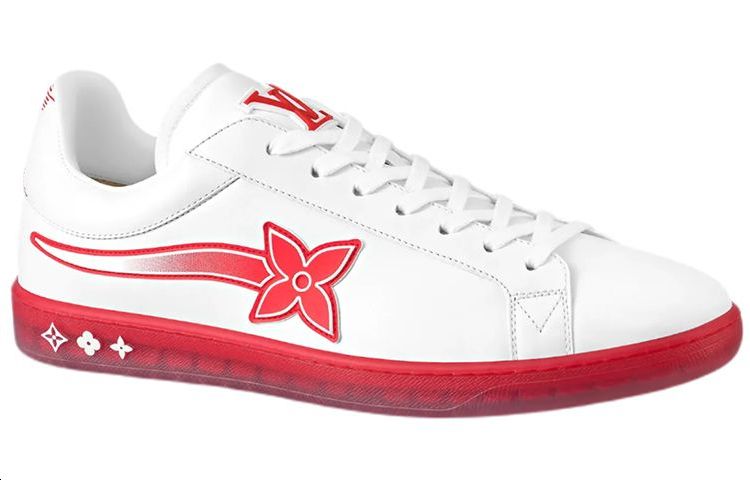 LOUIS VUITTON Luxembourg Samothrace Trainers 'White Red' 1A9FYM