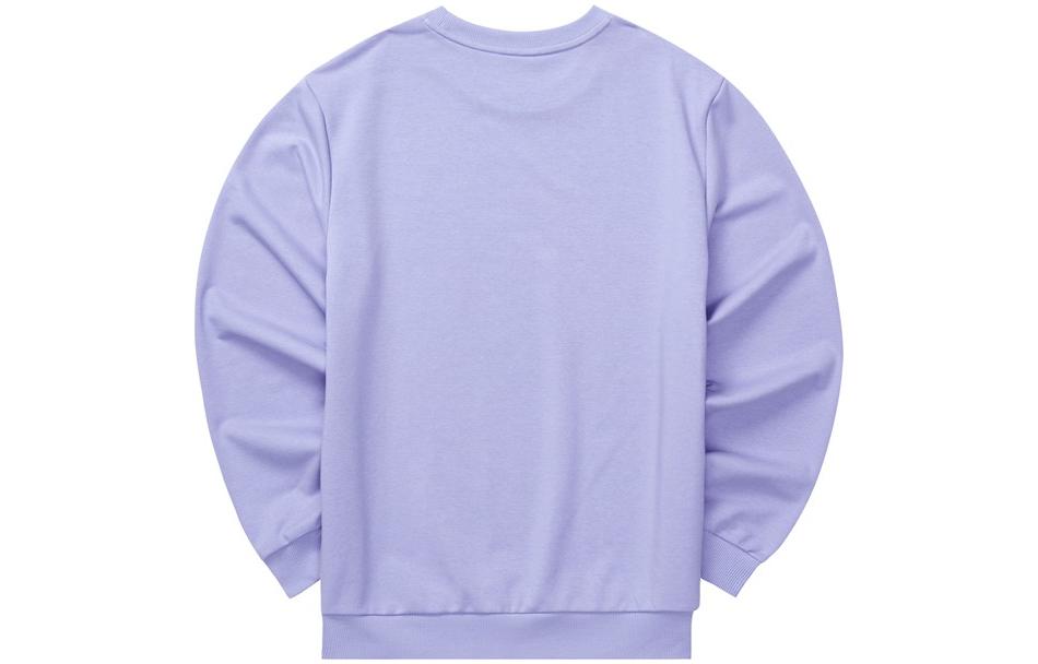 Skechers Casual Series Letter Round Neck Sweatshirt Unisex 'Purple' L322U083-01DU