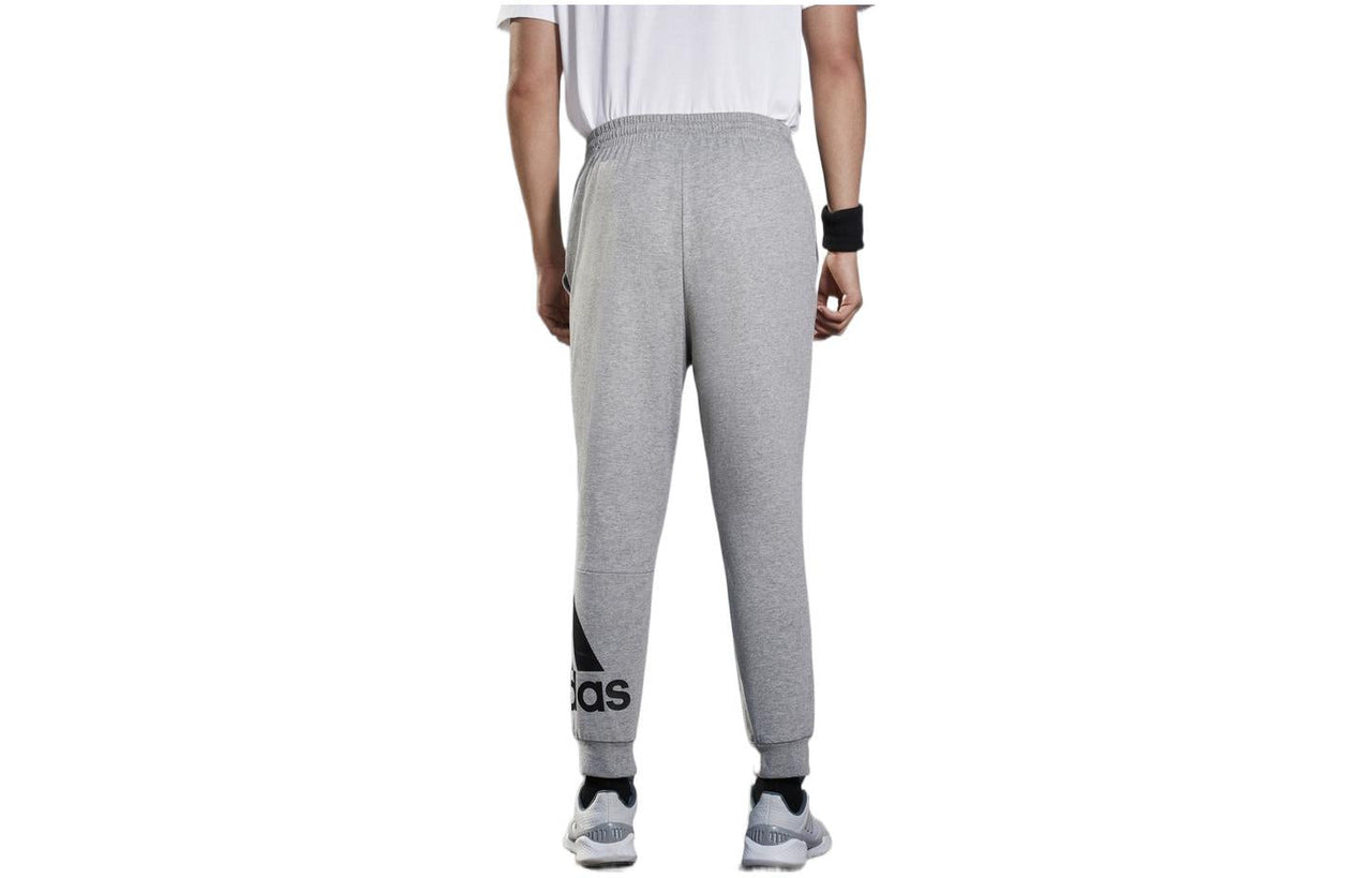 Men's adidas Pants Large Logo Sports Pants/Trousers/Joggers Gray HE1826