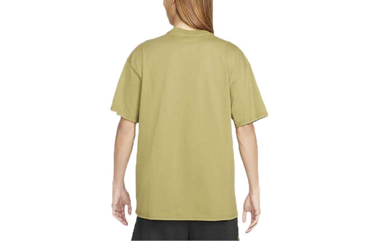 Men's Nike Alphabet Logo Printing Round Neck Short Sleeve Green T-Shirt DN2963-378