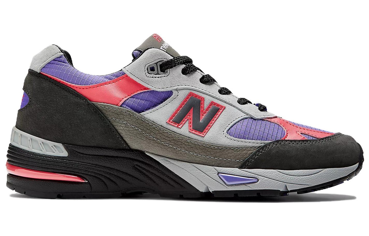 (WMNS) حذاء New Balance 991 صنع في إنجلترا x Palace 'Black Ultra Violet' W991PLE