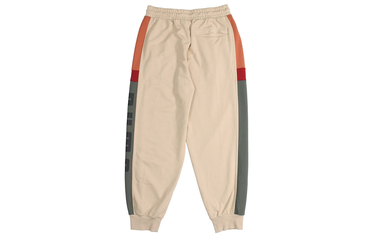 PUMA Retro Block Sweatpant 'Beige Grey Red Black' 530714-12