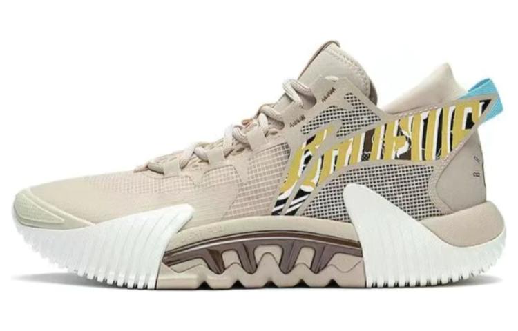 Li-Ning BadFive 2 Low 'White Brown' ABFS003-14