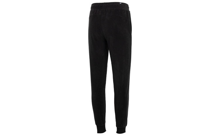 PUMA Ess+ Tape Golden! Track Pants Logo 'Black' 674351-01
