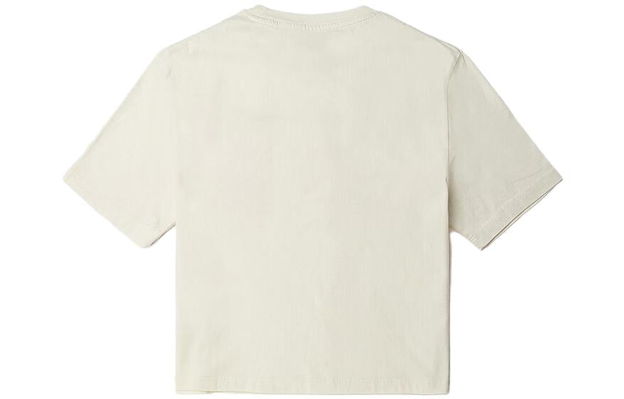 (WMNS) Timberland Graphic Crop T-Shirt 'White' A6HRD-CM9