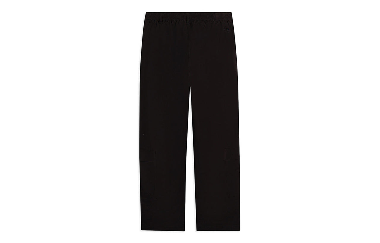 Li-Ning Counterflow Triple Logo Straight Pants 'Black' AKXSC21-1