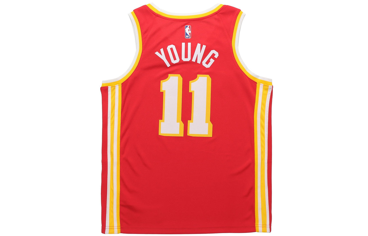Nike NBA Basketball Sports Vest SW Fan Edition 20 Season Large Atlanta Hawks Trae Young 11 Red CN8007-661