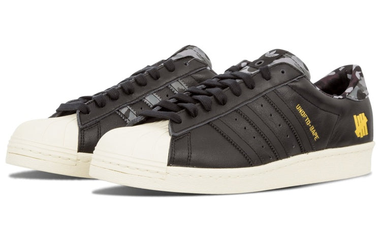 adidas x A Bathing Ape x Undefeated Superstars 80v 'Black' B34291