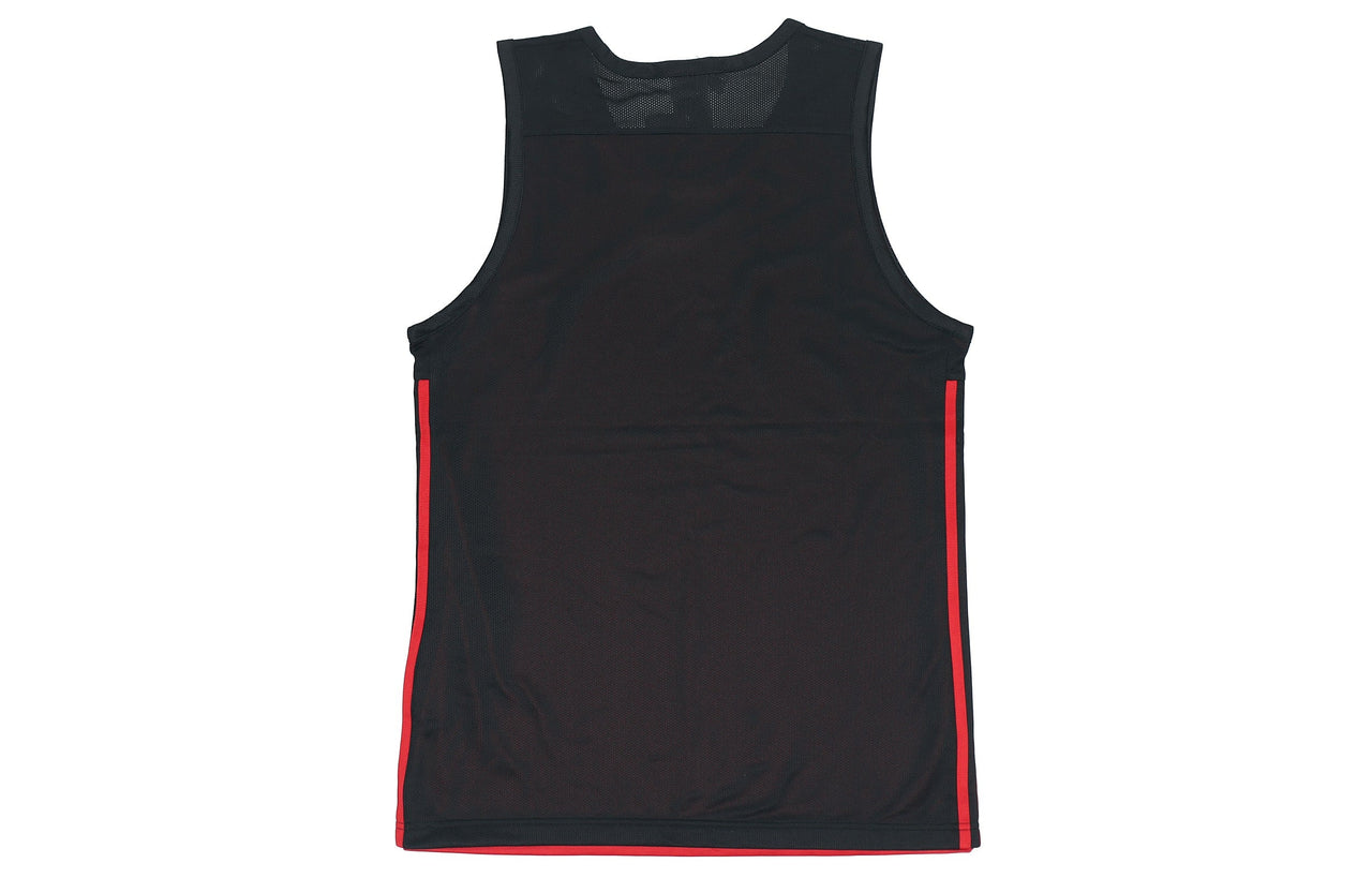 adidas Basketball Training Casual Breathable Knitted Vest Men Black/Red DY6588