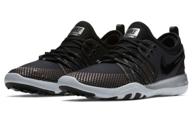 (WMNS) Nike Free TR 7 Metallic 'Black' 922844-001