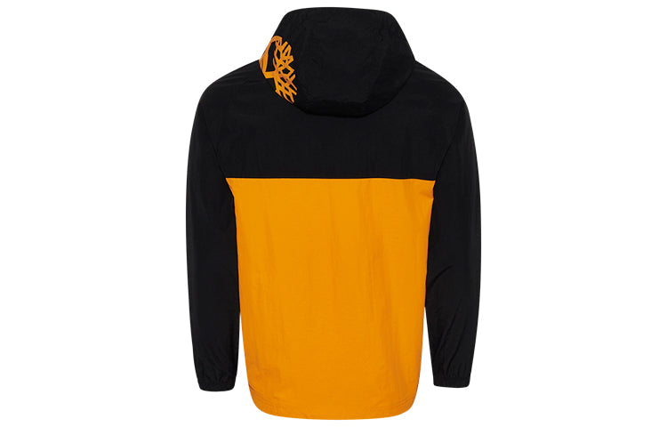 Timberland Pullover Windbreaker Jacket 'Black Cheddar' A2BUU-AU9