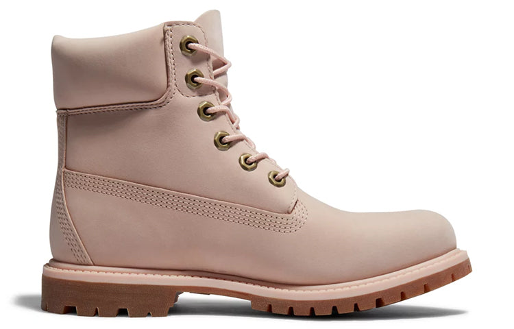 (WMNS) Timberland Premium 6 Inch Waterproof Boots 'Light Pink Nubuck' A5SRF662