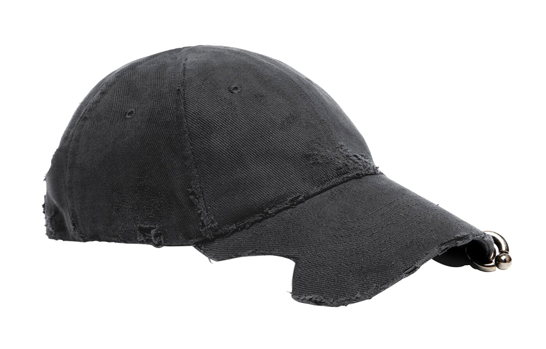 Balenciaga Heavy Piercing Cap 'Black Faded' 744299410B21071