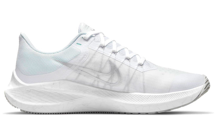 (WMNS) Nike Air Zoom Winflo 8 'White Metallic Silver' CW3421-104