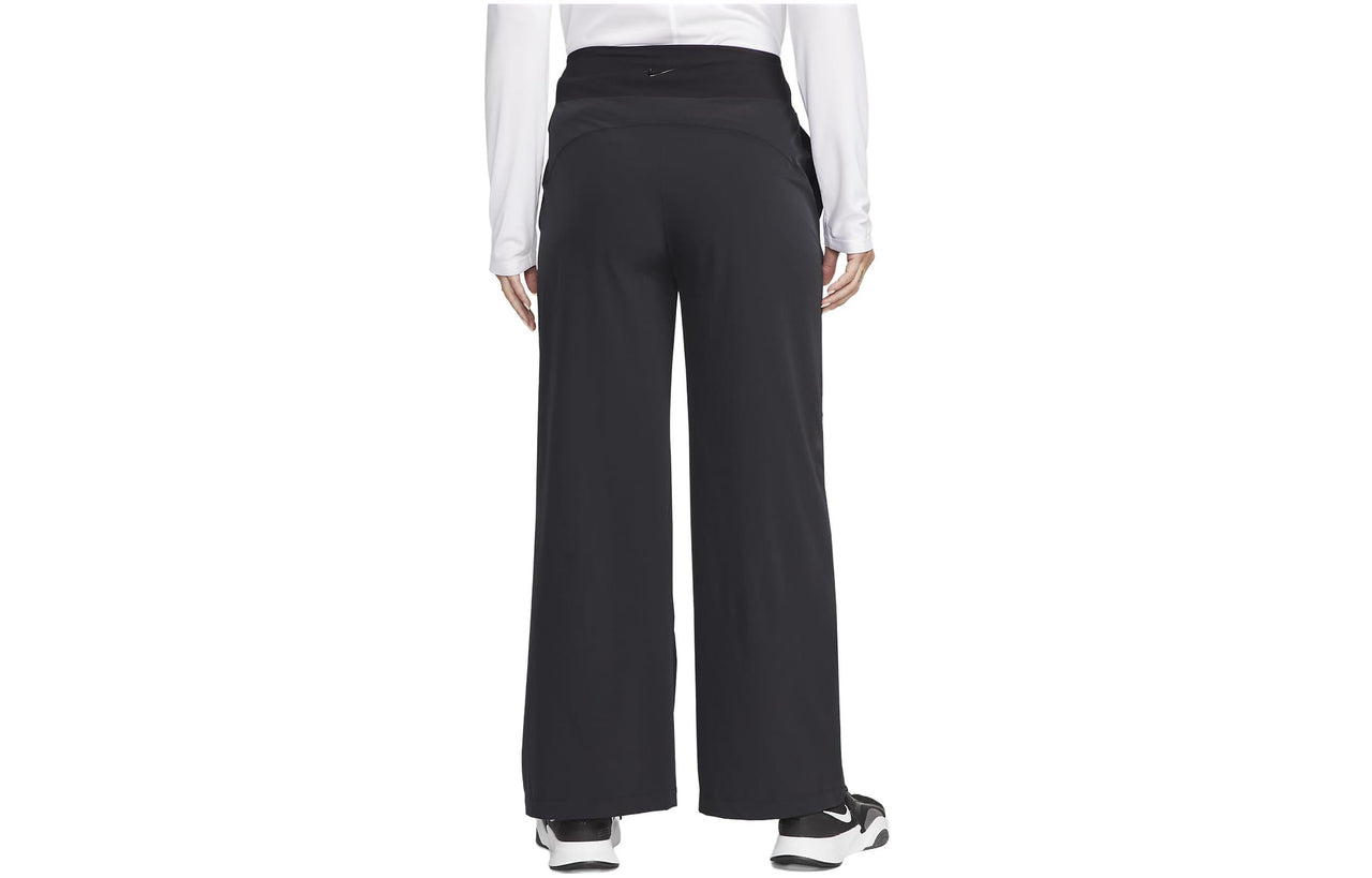 (WMNS) Nike Dri-FIT Bliss Wide-Leg Training Trousers 'Black' FB5028-010