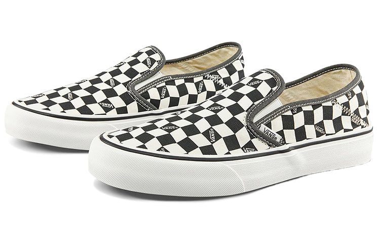 Vans Slip-On Vr3 Sf Low Tops Casual Skateboarding Shoes Unisex Black White  VN0A4BX81KP