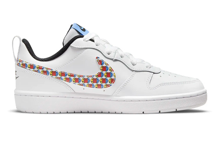 (GS) Nike Court Borough Low 2 SE 'Happy Hoops' DM8096-100