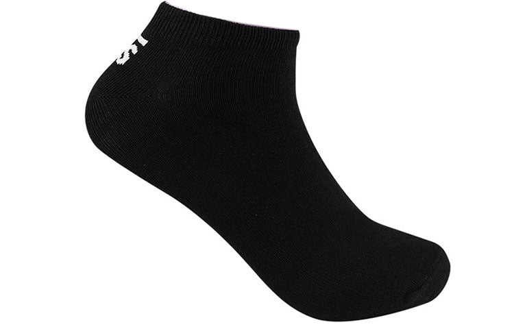 Vans Logo No Show Socks 3 Pack 'Black White' VN0A3QT3BLK