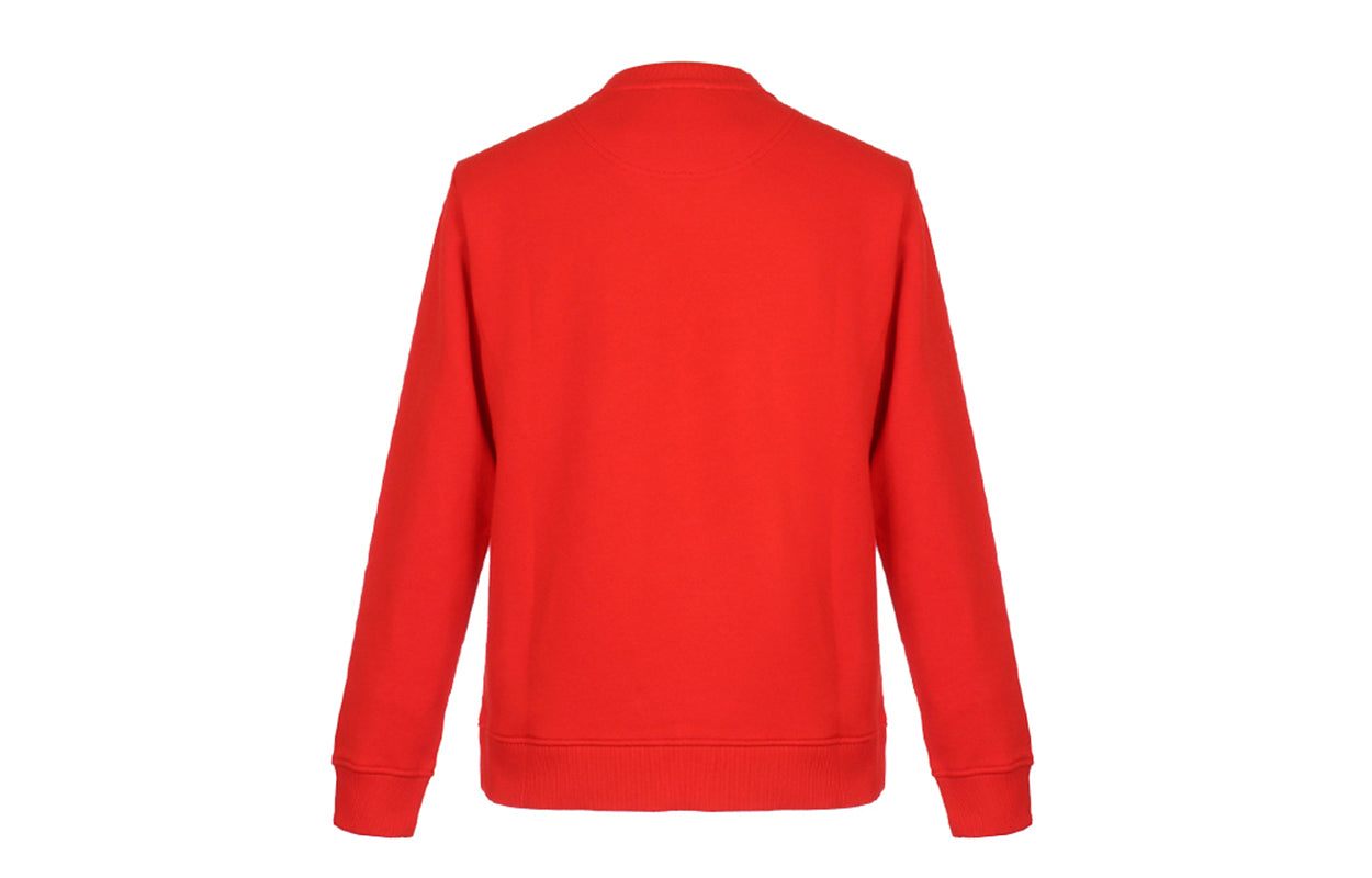 Men's KENZO Tiger Head Pattern Long Sleeves Pullover Red FA55SW1264Z5-21