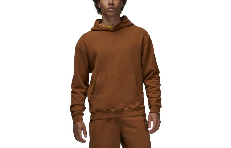 Air Jordan Wordmark Fleece Hoodie 'Light British Tan' FJ1966-281