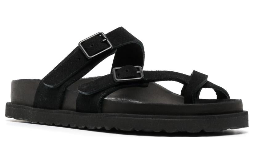 (WMNS) Birkenstock 1774 III Mayari Suede Leather Narrow Fit 'Black' 1025381