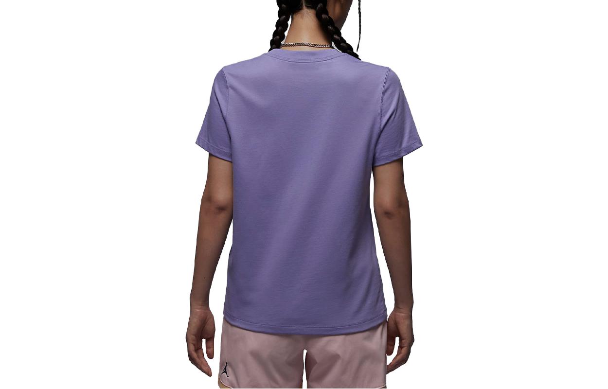 (WMNS) Air Jordan Make Them Look T-shirt 'Purple' FD0103-500