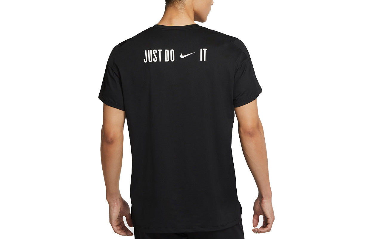 Nike Dri-FIT Sports Training Quick Dry Short Sleeve Black DJ8998-010