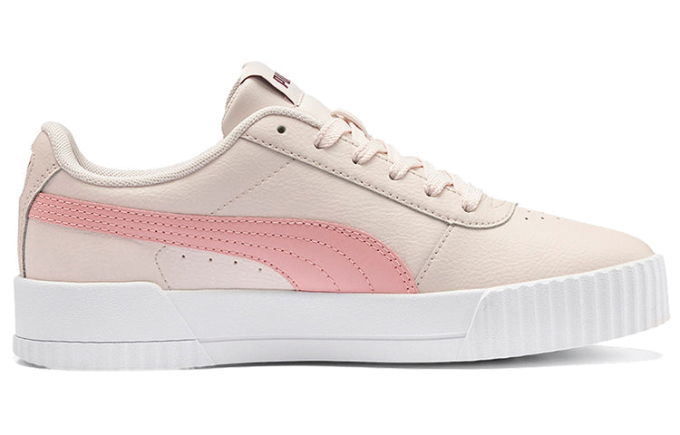(WMNS) PUMA Carina Leather 'Khaki Pink White' 370325-05