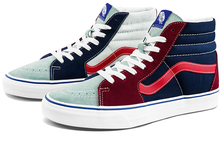 (WMNS) Vans SK8-HI (MIX & MATCH) MULTI 'Red Blue' VN0A4U3C2PJ