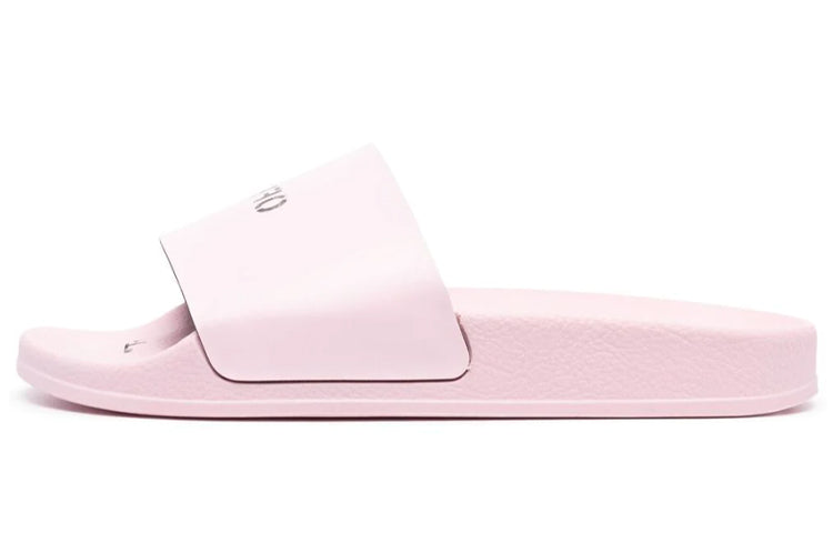 (WMNS) Off-White Logo Slides Slippers Pink OWIC002S21PLA0013000