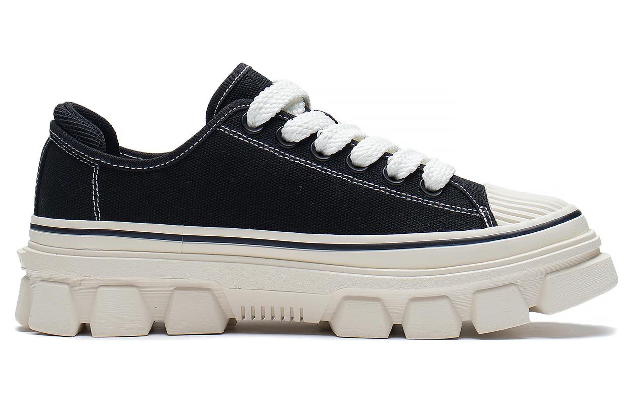 Li-Ning CF Classic Canvas Low 'Black White' AGCS204-3