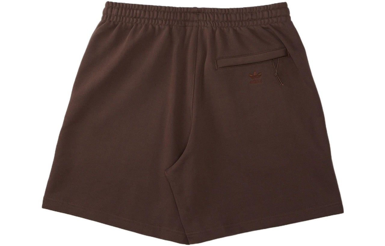 adidas x Pharrell Humanrace Small Logo Shorts 'Brown' HJ7066