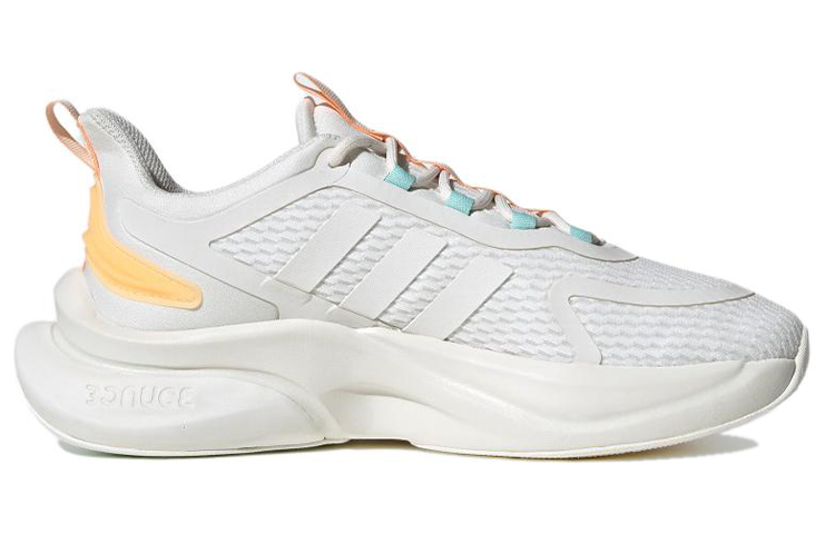 (WMNS) adidas Alphabounce 'White Yellow' IF6033