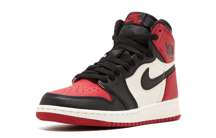 (GS) Air Jordan 1 Retro High OG 'Bred Toe' 575441-610