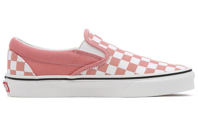 Vans Checkerboard Classic Slip-On Low-Top Sneakers Pink/White VN000XG8B01