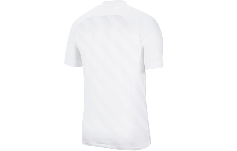 Nike Dri-fit Football Training Breathable Short Sleeves T Shirt Men's White BV6703-100
