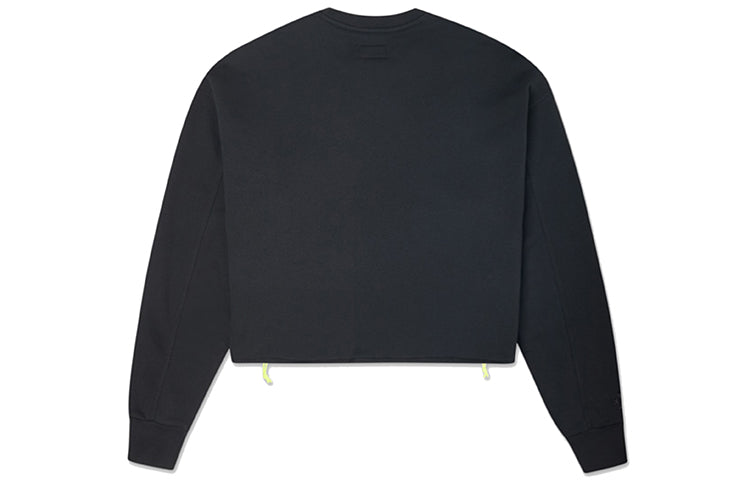 (WMNS) Converse Mountain Club Crew 'Black' 10020810-A01