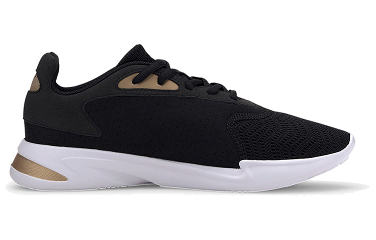 (WMNS) PUMA Jaro Metal Low Top Running Shoes Black/White 193135-02