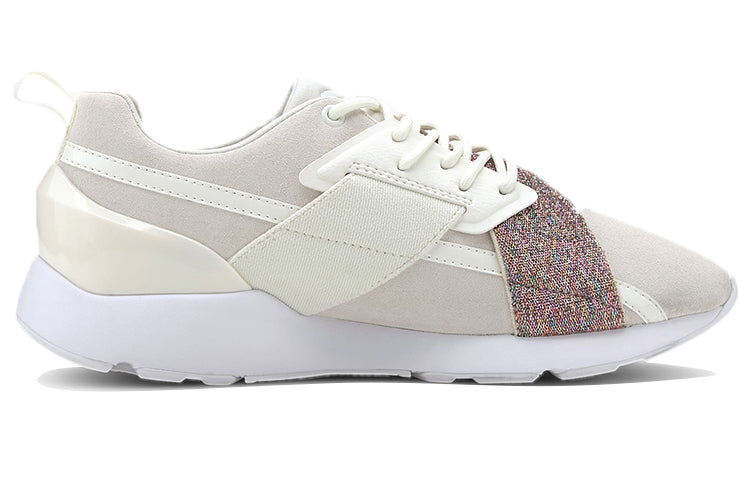(WMNS) PUMA Muse X-2 Shimmer Sneakers White 372101-02