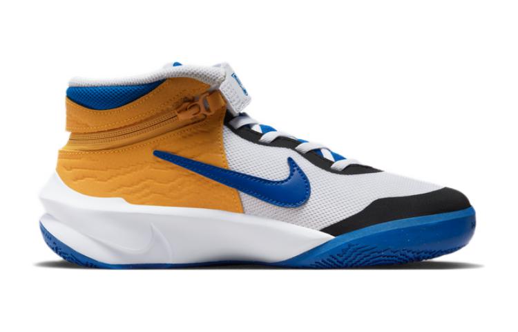 (GS) Nike Team Hustle D10 FlyEase 'White Game Royal' DZ2760-141