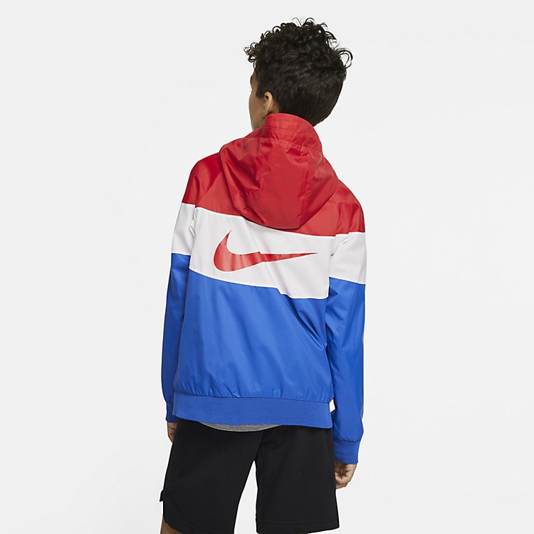 (GS) B Nike Sportswear WR JKT Jacket HD GX QS University Red CJ6722-657