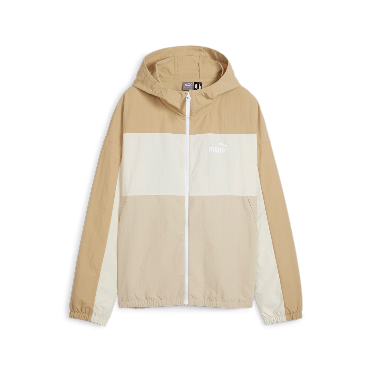 (WMNS) PUMA Oversized Windbreaker Jacket 'Beige' 675372-83