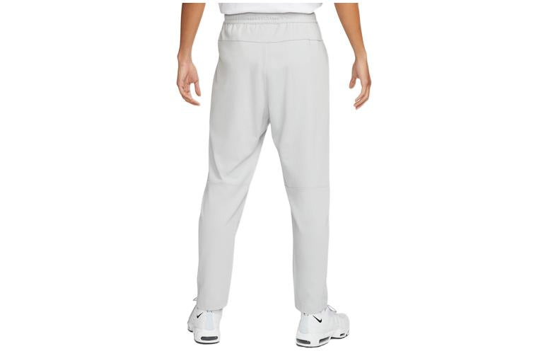 Men's Nike Solid Color Logo Training Fleece Bundle Feet Sports Pants/Trousers/Joggers Gray DM6592-063